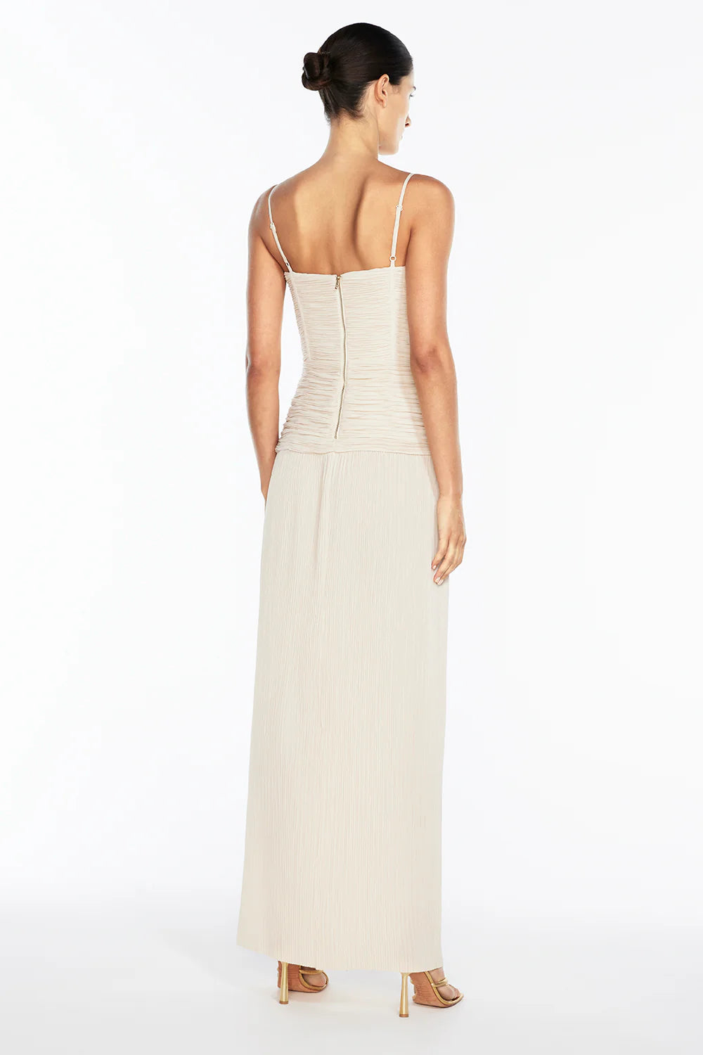 Manning Cartell Double Pleat Time Dress in Nougat
