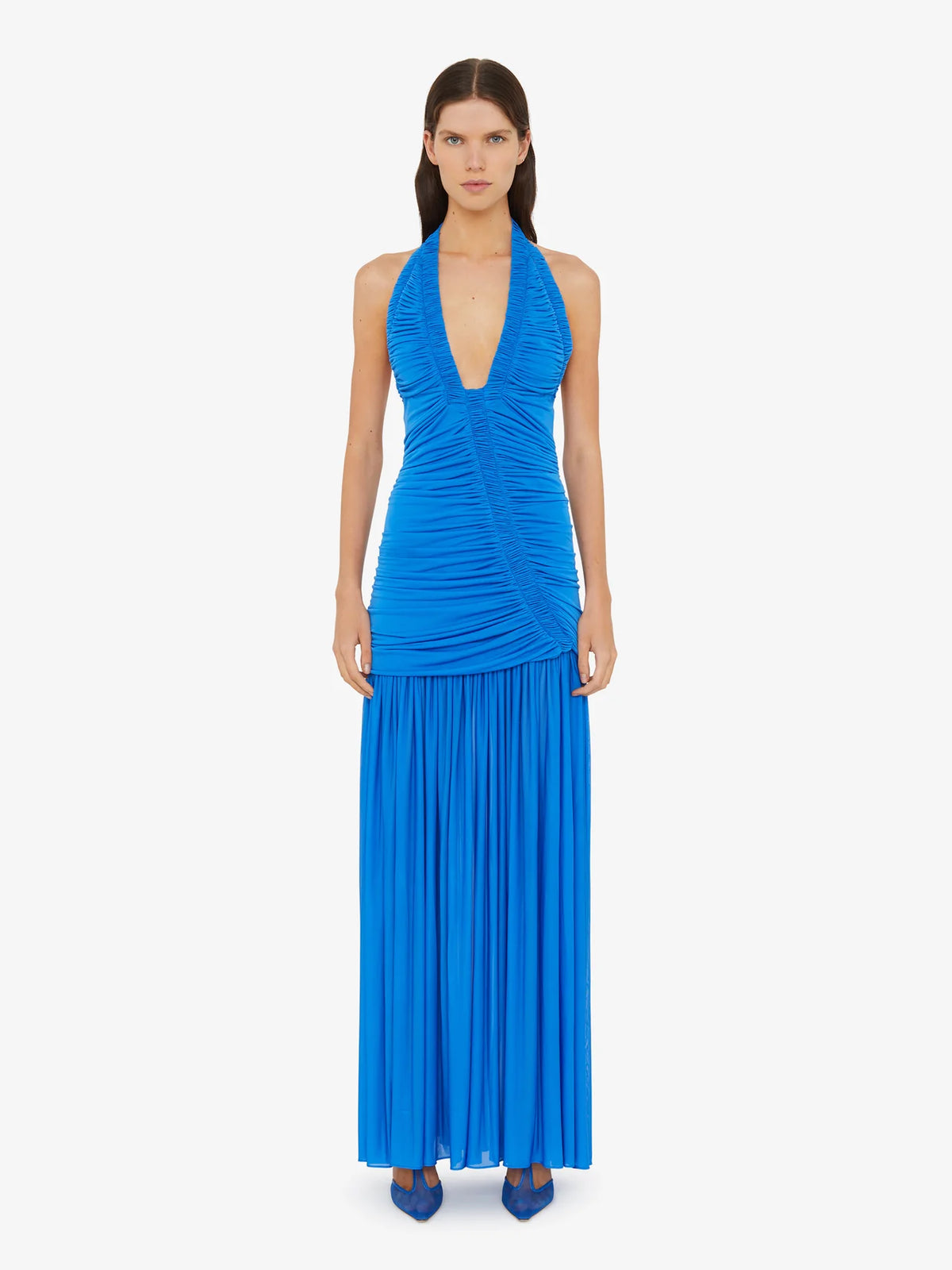 Christopher Esber Orion Gown in Lapis