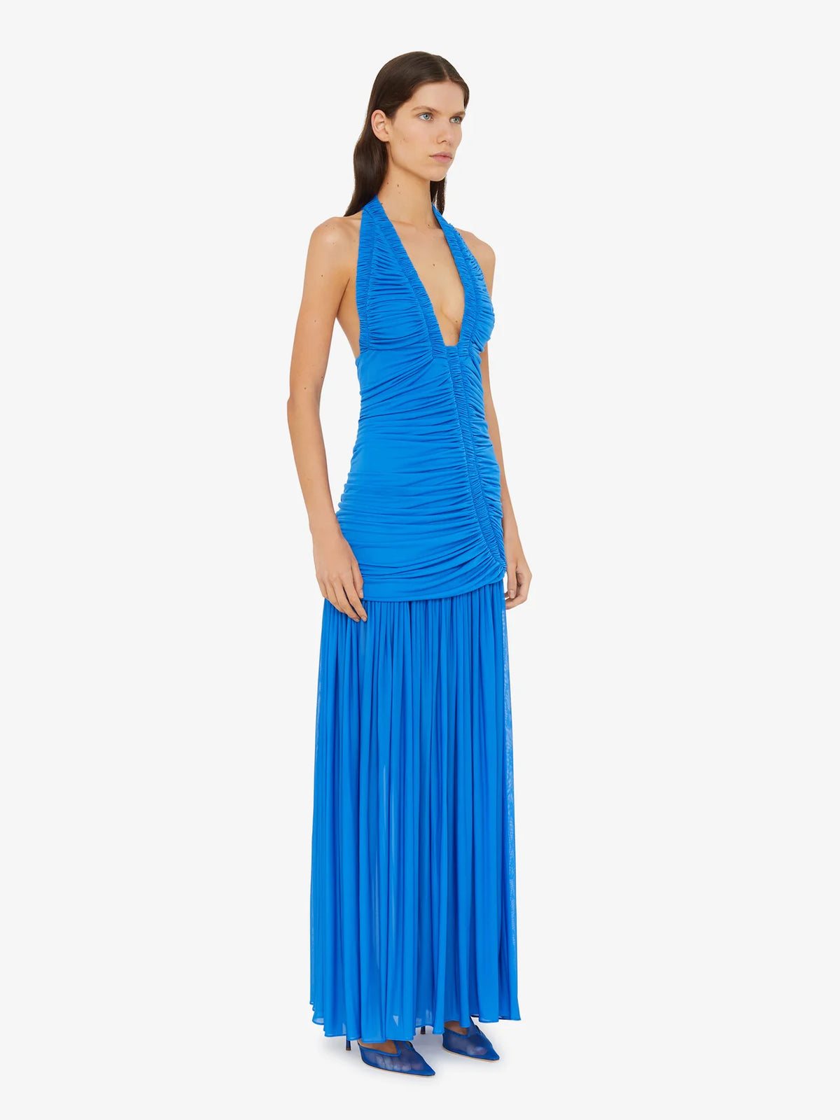 Christopher Esber Orion Gown in Lapis