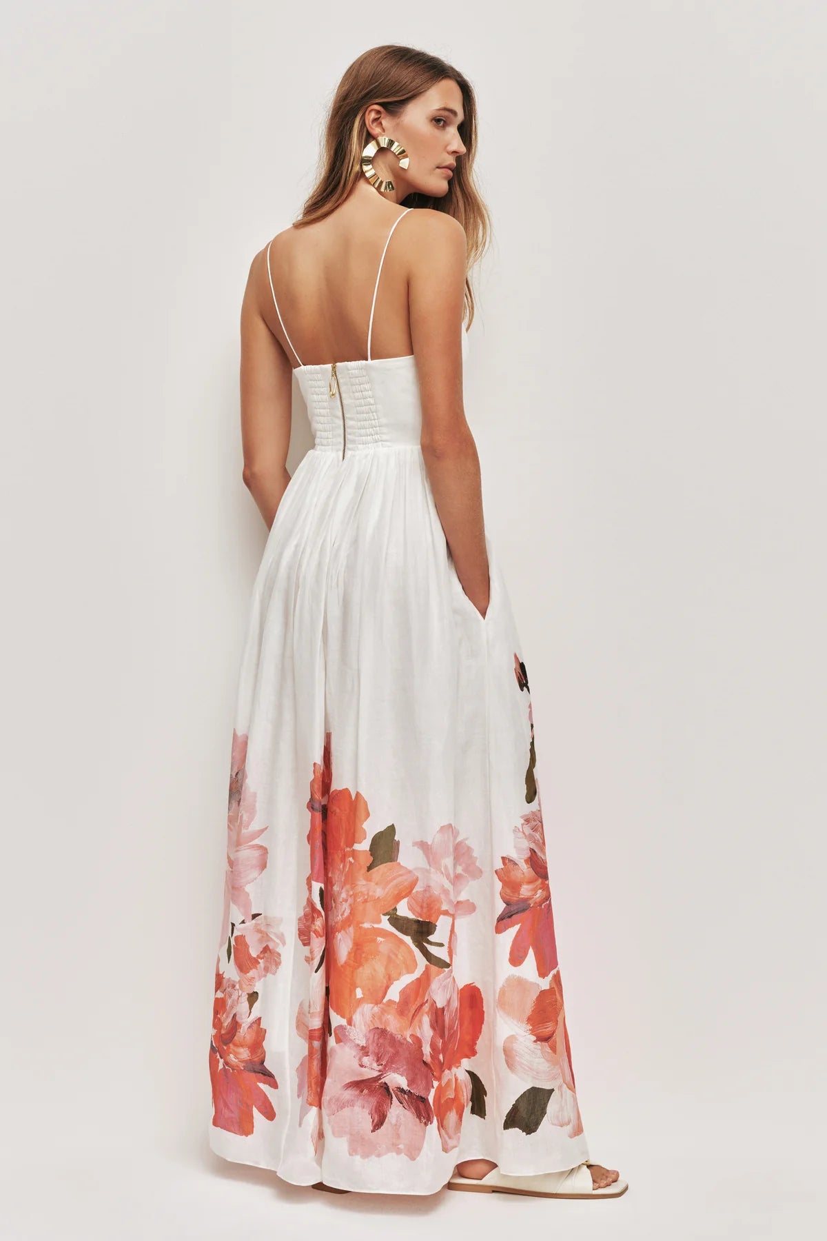 AJE Vacation Maxi in Rosa Bold Ivory