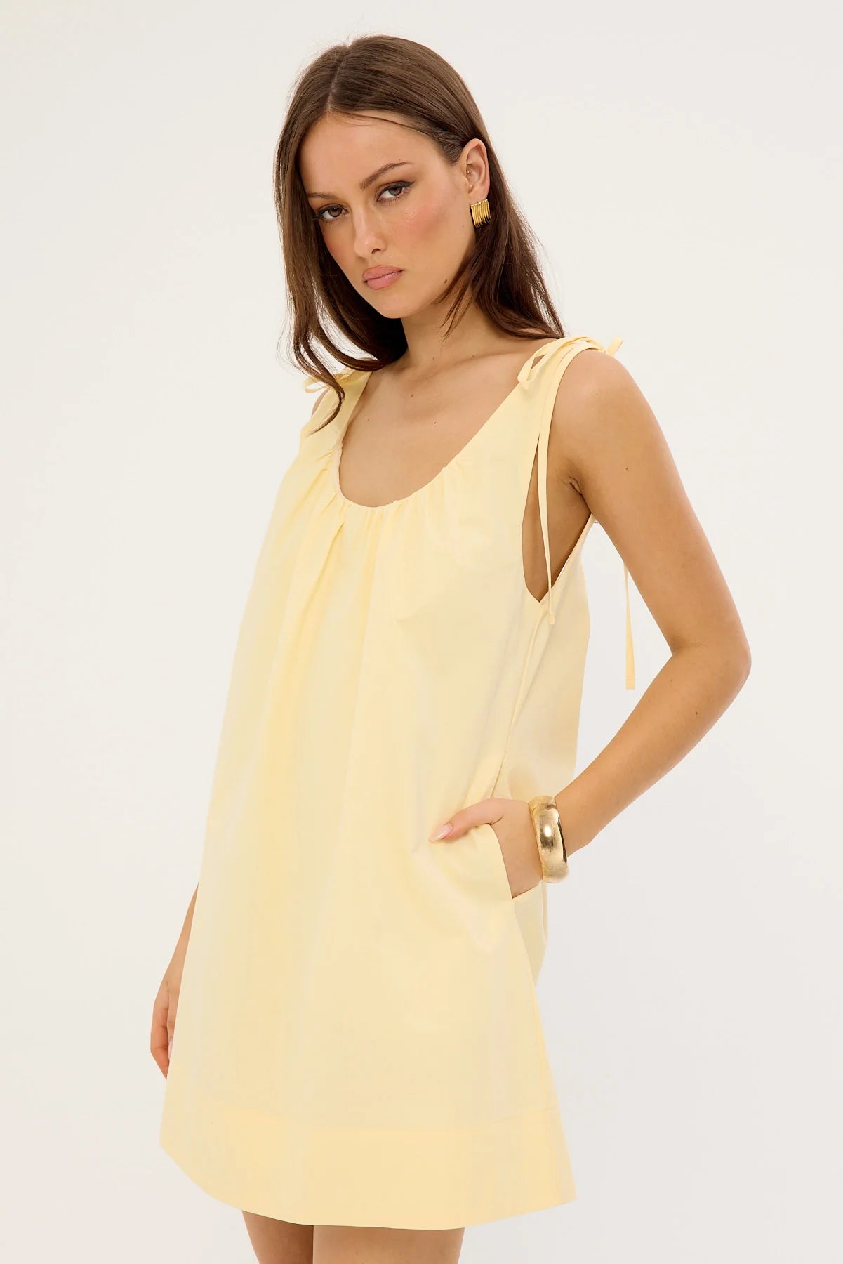 Perfect Stranger Penelope Tie Shoulder Mini