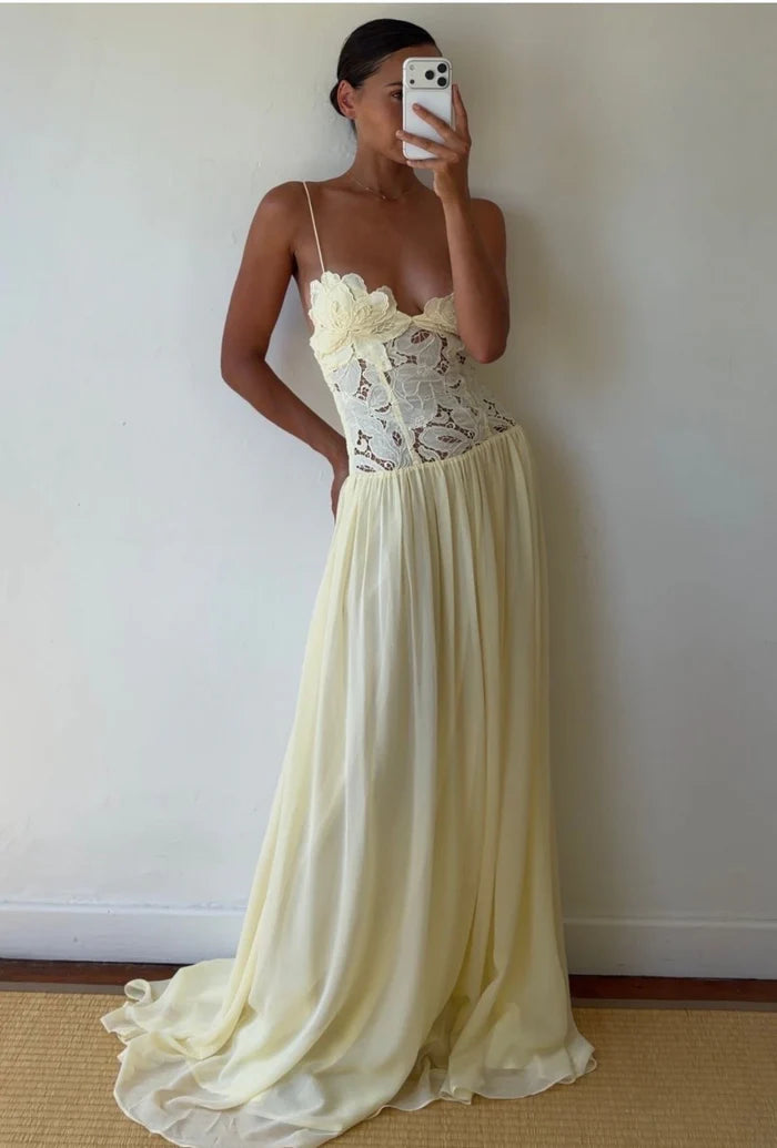 Hansen & Gretel Stephanie Maxi in Butter