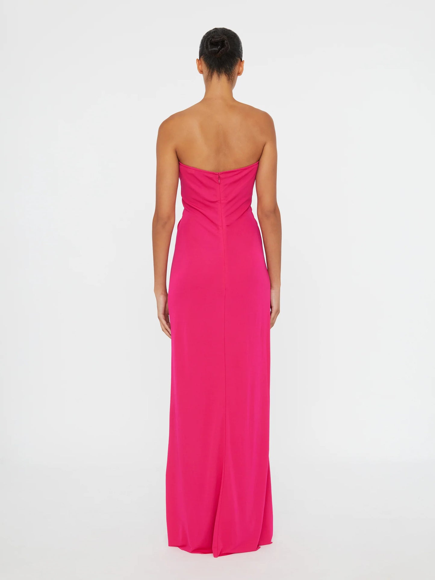 Christopher Esber Arced Palm Strapless Maxi