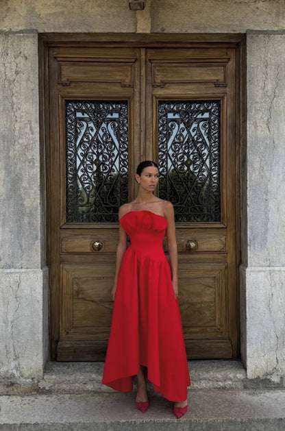 Elliatt Laurel Sleeveless Maxi Dress In Red
