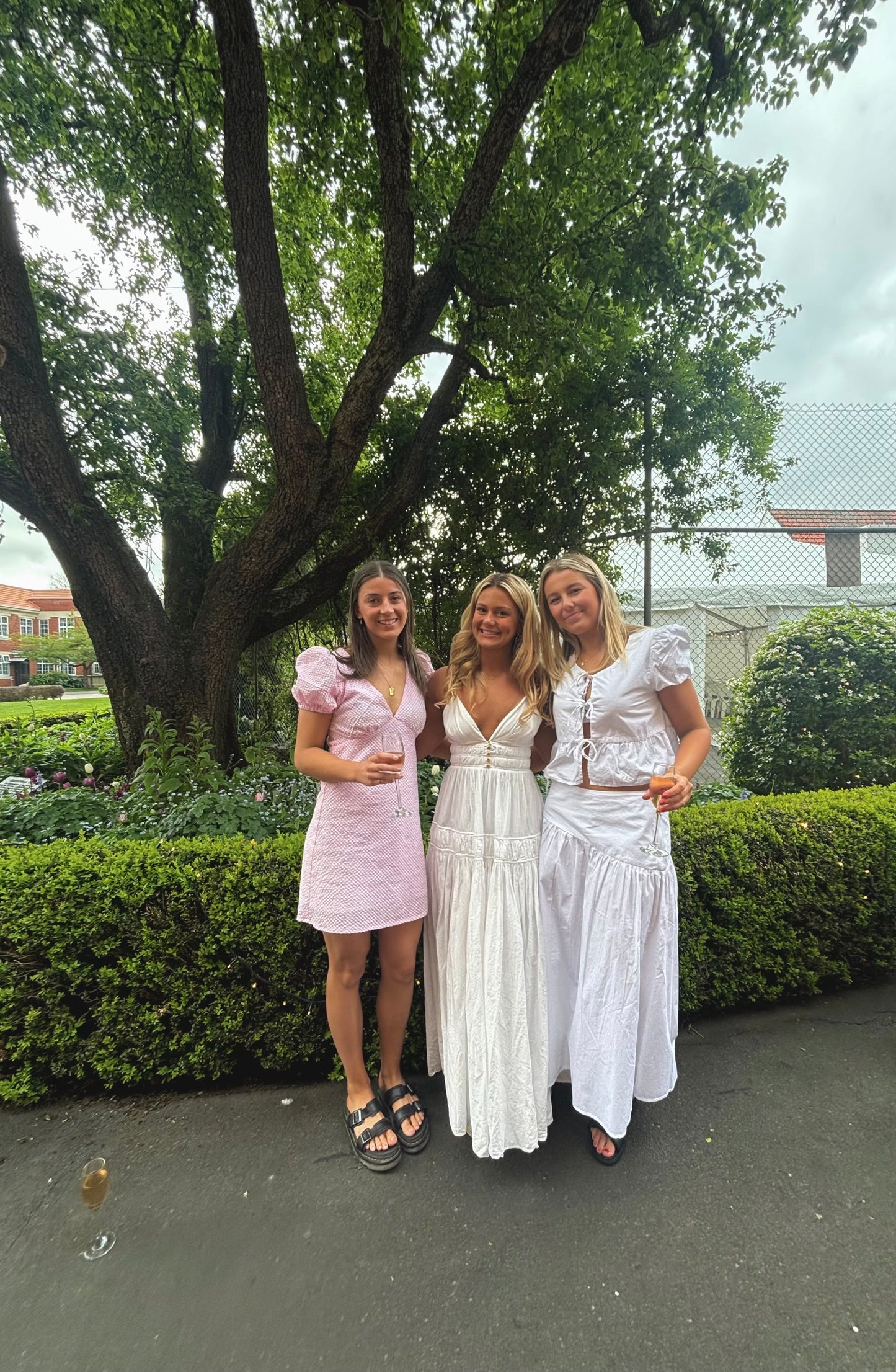 AJE Grace Tiered Maxi in Ivory