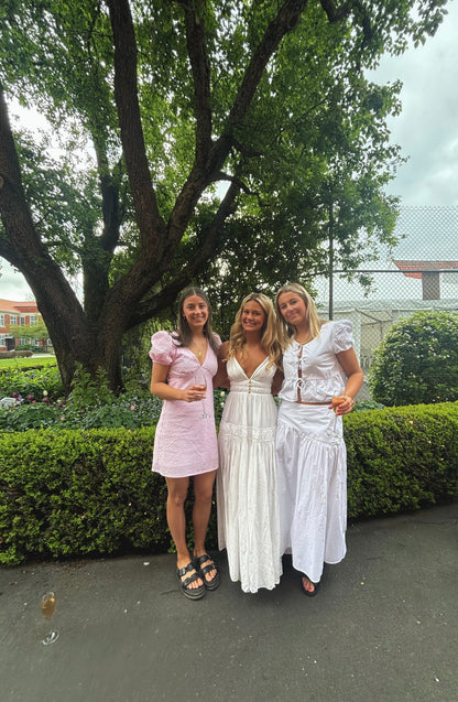 AJE Grace Tiered Maxi in Ivory