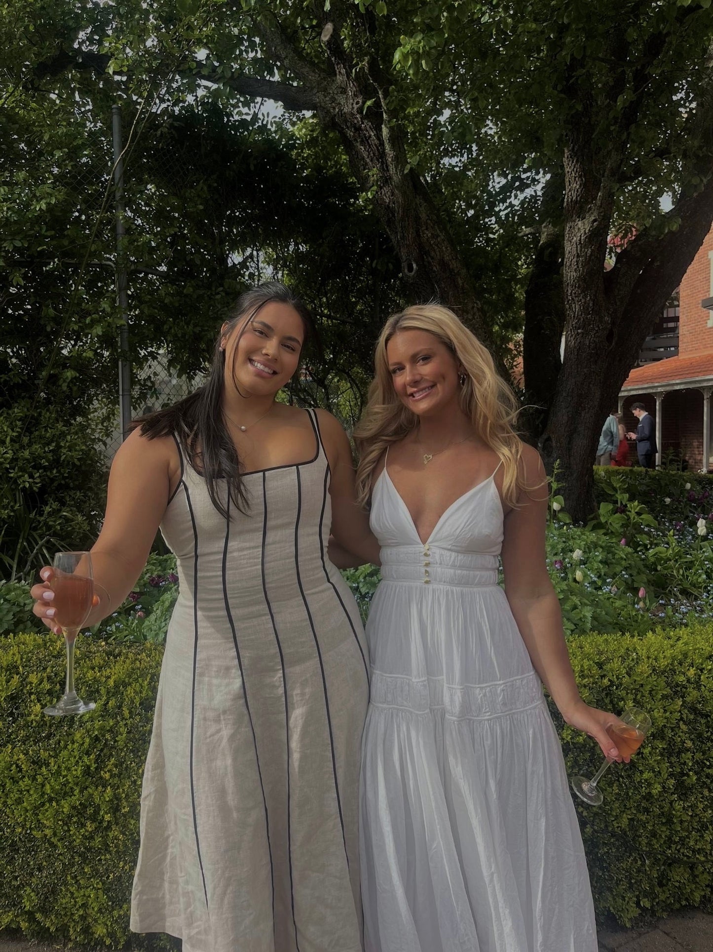 AJE Grace Tiered Maxi in Ivory