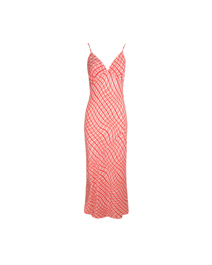Ruby Kaarina Silk Slip Maxi Dress