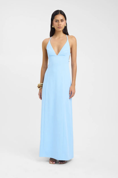 Kookai Ariel Maxi Dress in Sky Blue