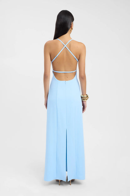 Kookai Ariel Maxi Dress in Sky Blue