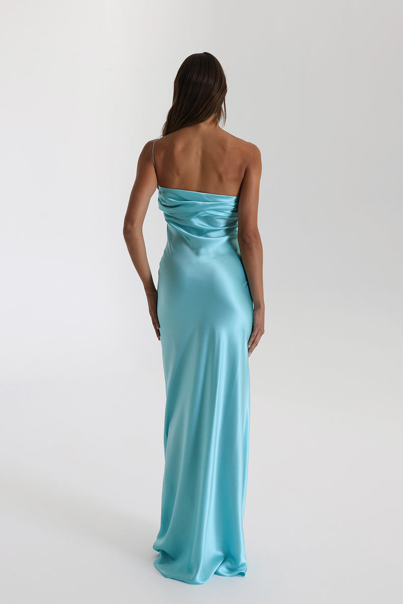 Natalie Rolt Mikayla Gown in Turquoise