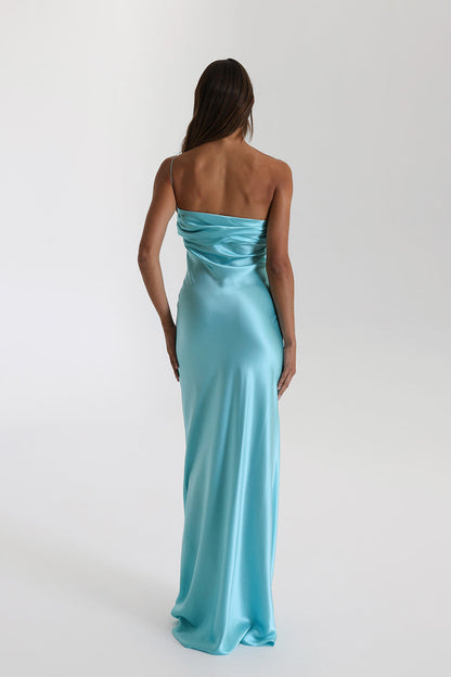 Natalie Rolt Mikayla Gown in Turquoise