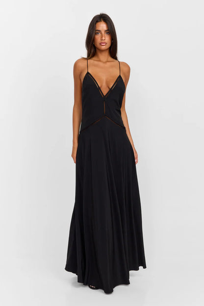 Sasha Therese Posey Maxi in Black