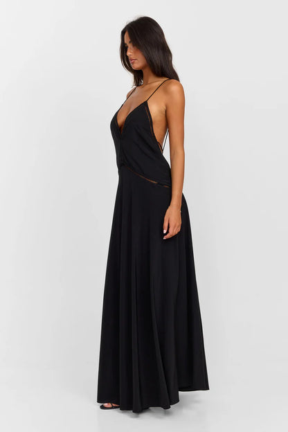 Sasha Therese Posey Maxi in Black