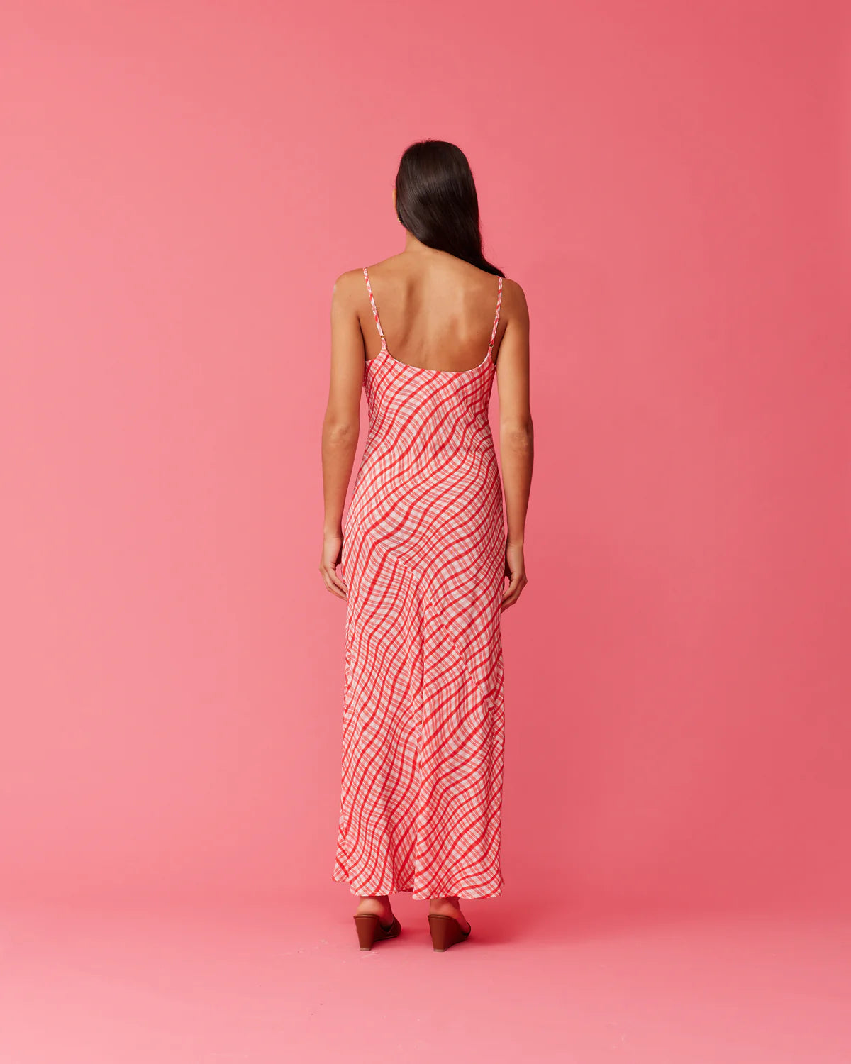 Ruby Kaarina Silk Slip Maxi Dress