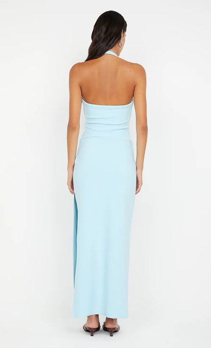 Bec and Bridge Ariven Halter Maxi in Sky Blue