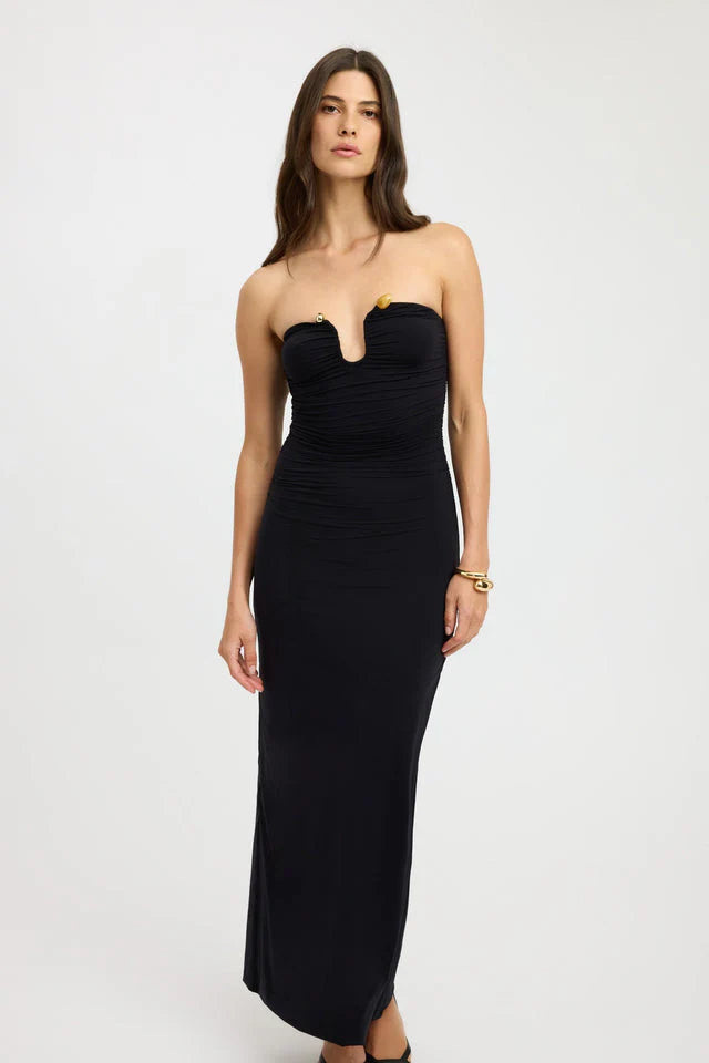 Kookai Tayla Trim Maxi in Black