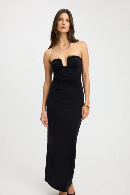 Kookai Tayla Trim Maxi in Black