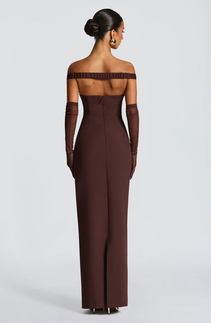 Babyboo Abigail Maxi in Plum Brown