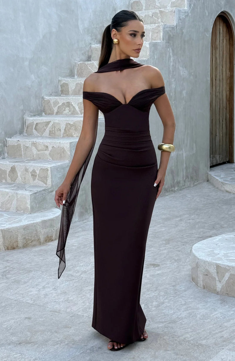 Babyboo Abigail Maxi in Plum Brown