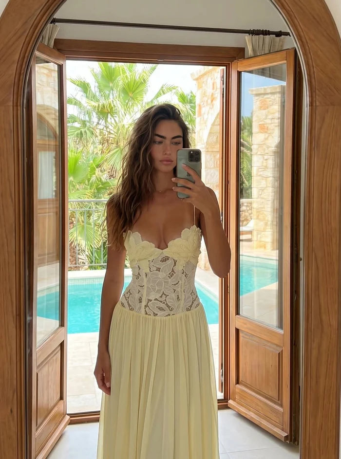 Hansen & Gretel Stephanie Maxi in Butter