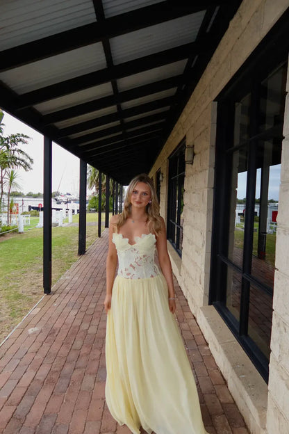 Hansen & Gretel Stephanie Maxi in Butter