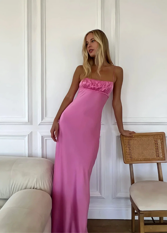 Bec & Bridge Amber Maxi Dress in Candy Pink