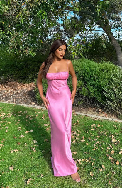 Bec & Bridge Amber Maxi Dress in Candy Pink
