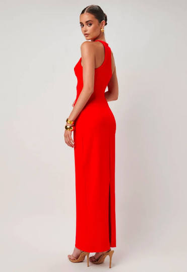 Effie Kats Eiza Gown in Cherry
