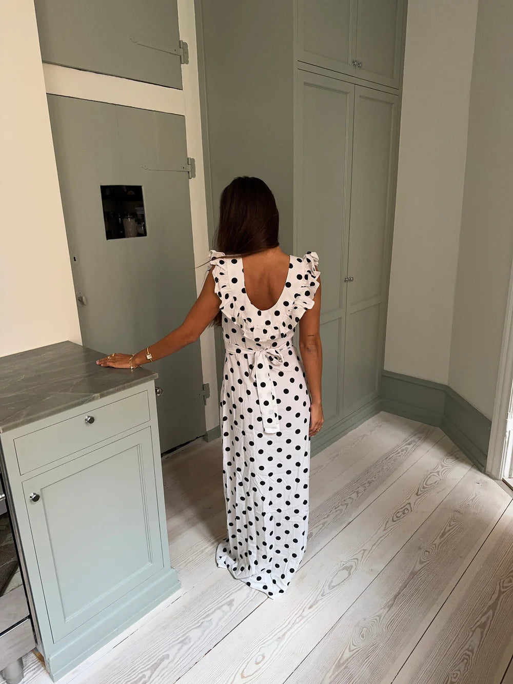 Design by Si Luna Dress in White/Black