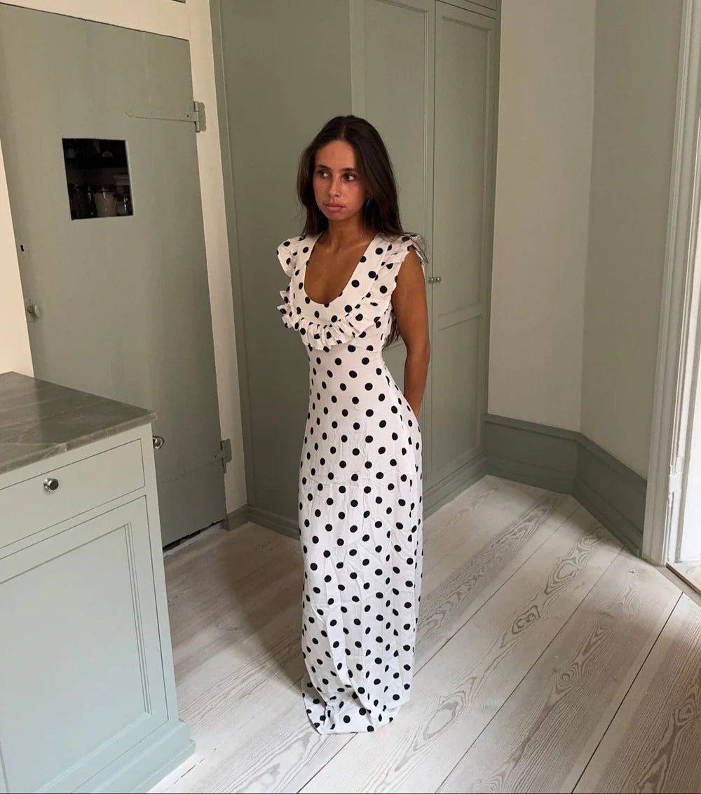 Design by Si Luna Dress in White/Black