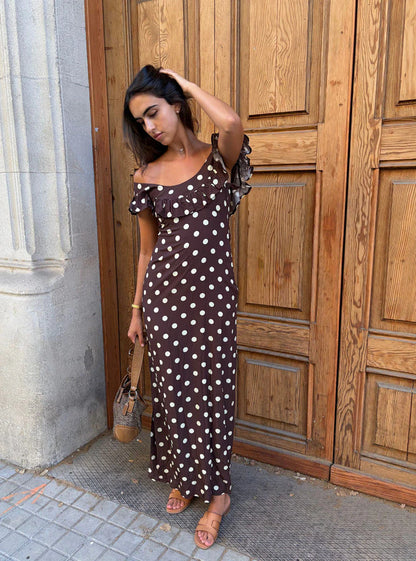 Design by Si Luna Dress in Brown