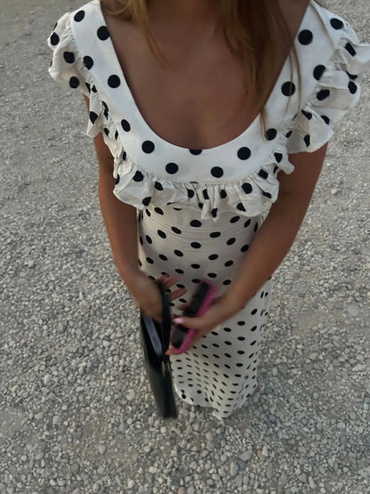 Design by Si Luna Dress in White/Black