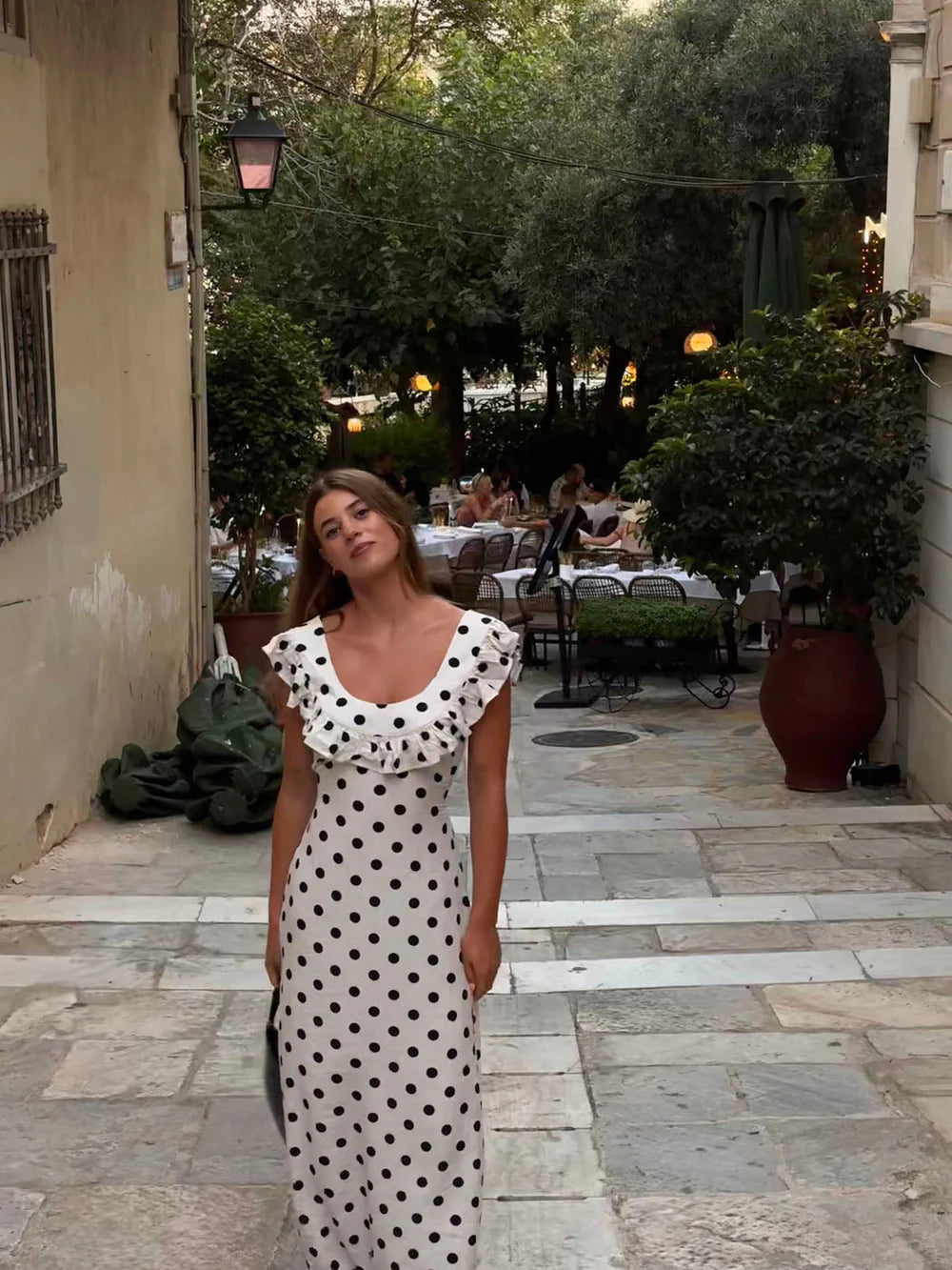 Design by Si Luna Dress in White/Black