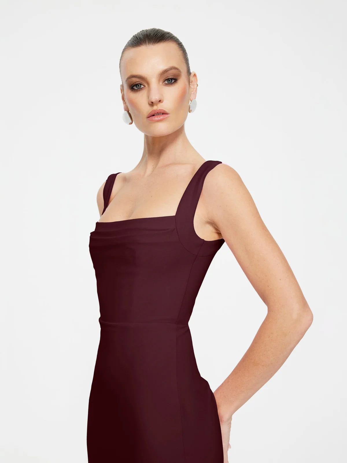 Effie Kats Marbella Gown in Wine